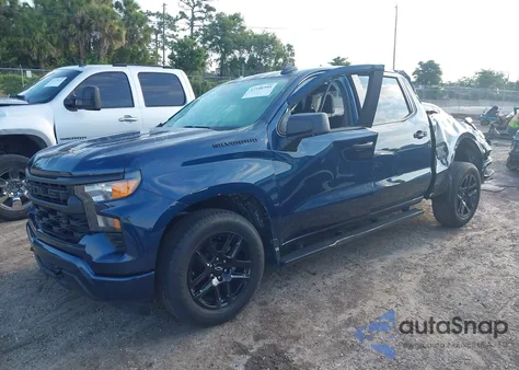 2023 Chevrolet Silverado 1500 2Wd Short Bed Custom из США, поврежденный, VIN 1GCPABEK9PZ204769